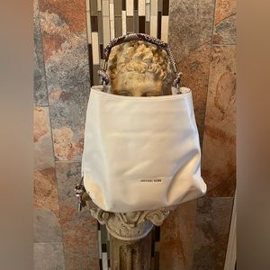 Michael KORS new snakeskin cream bag